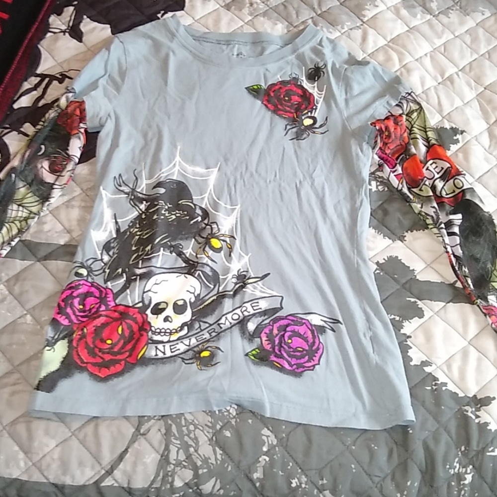 Nevermore "tattoo" long sleeve shirt